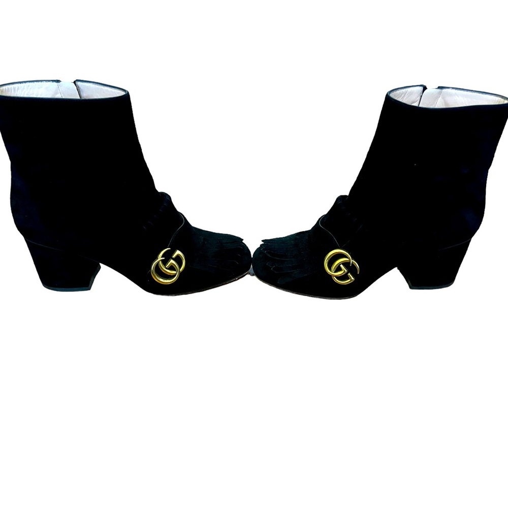 Gucci Suede Ankle Booties Size EU 39
